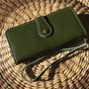 Leather Long Wallet Wristlet | Phone / Card Holder-Thai Artist Collective
