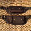 Leather Pocket Belt | Utility Hip Purse | Travel Belt Bag - TRAVELER - Leather Utility Belt