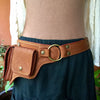 Leather Belt Bag | Fanny Pack | Hip Purse | Passport Iphone Utility Belt - Hipster - Leather Utility Belt