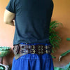 Leather Utility Belt / Travel Belt Hip Bag / Iphone Pocket & Pouches - The Jedi - Leather Utility Belt