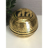 Thai Elephant Lacquerware Jewelry / Ring Box | Gold-Leafed Ball - L - Thai Handicrafts