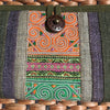 Hemp Long Wallet | Embroidered Hmong Fabric | Handmade in Thailand