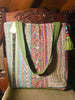 Hmong Hill Tribe Fabric Tote Bag | Vintage Textiles | Thai Handmade