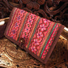 Hmong Hill Tribe Long Wallet | Upcycled Embroidered Cotton Fabric