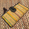 Hmong Hill Tribe Fabric &  Leather Long Wallet
