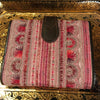 Hmong Hill Tribe Fabric w/  Leather Wallet | Handmade in Thailand