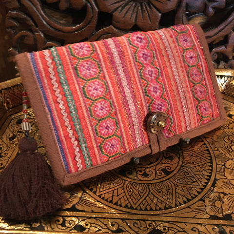 Thai Hill Tribe Wallet | Vintage Hmong Fabric & Cotton