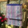 Thai Hmong Fabric & Cotton Adjustable Crossbody Bag / Handmade