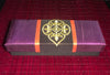 Incense | Candle Gift Set in Gold Thai Silk Mandala Box - Neroli scent