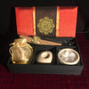 Neroli incense and candle In Thai mandala box gift set