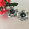 Karen Hill Tribe Silver Earrings | Flower | Thai Handmade