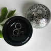 Thai Lacquerware Keepsake Box | Silver Flower Ball