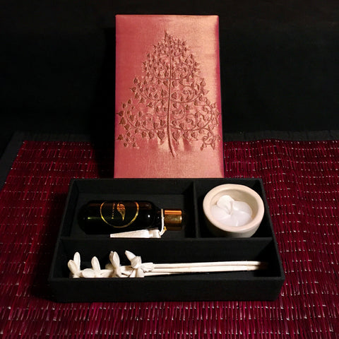 Neroli Diffuser Thai Gift Box Set | Tree of Life | Candle