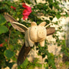 Flying Pig Wooden Wind Spinners / Mobile - When Pigs Fly - Thai Handicrafts
