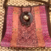 Hmong Hill Tribe Shoulder Bag | Vintage Fabric & Leather | Handmade