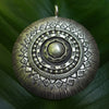 Karen Hill Tribe Silver Pendant | Mandala | Thai Handmade - Hill Tribe Silver Pendant
