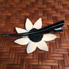 Leather Flower Hair Clip - Daisy - Leather Flower Hair Clip