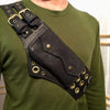 Leather Utility Belt | Crossbody Bag | Belt Pouch - The JEDI - Leather Utility Belt