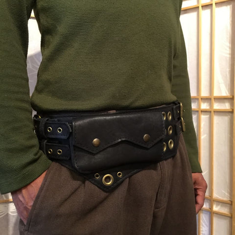 Leather Utility Belt | Crossbody Bag | Tech / Travel Belt - The Jedi