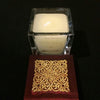 Neroli Scented Candle / Glass Box / Thai Design - Red / Gold - Thai Handicrafts
