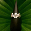 Thai Karen Hilltribe Silver Ring - Multi Spiral Band Design - Karen Hill Tribe Silver Ring