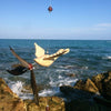 Wooden Duck Wind Spinners Flying Birds Hanging Whirligig - Thai Handicrafts